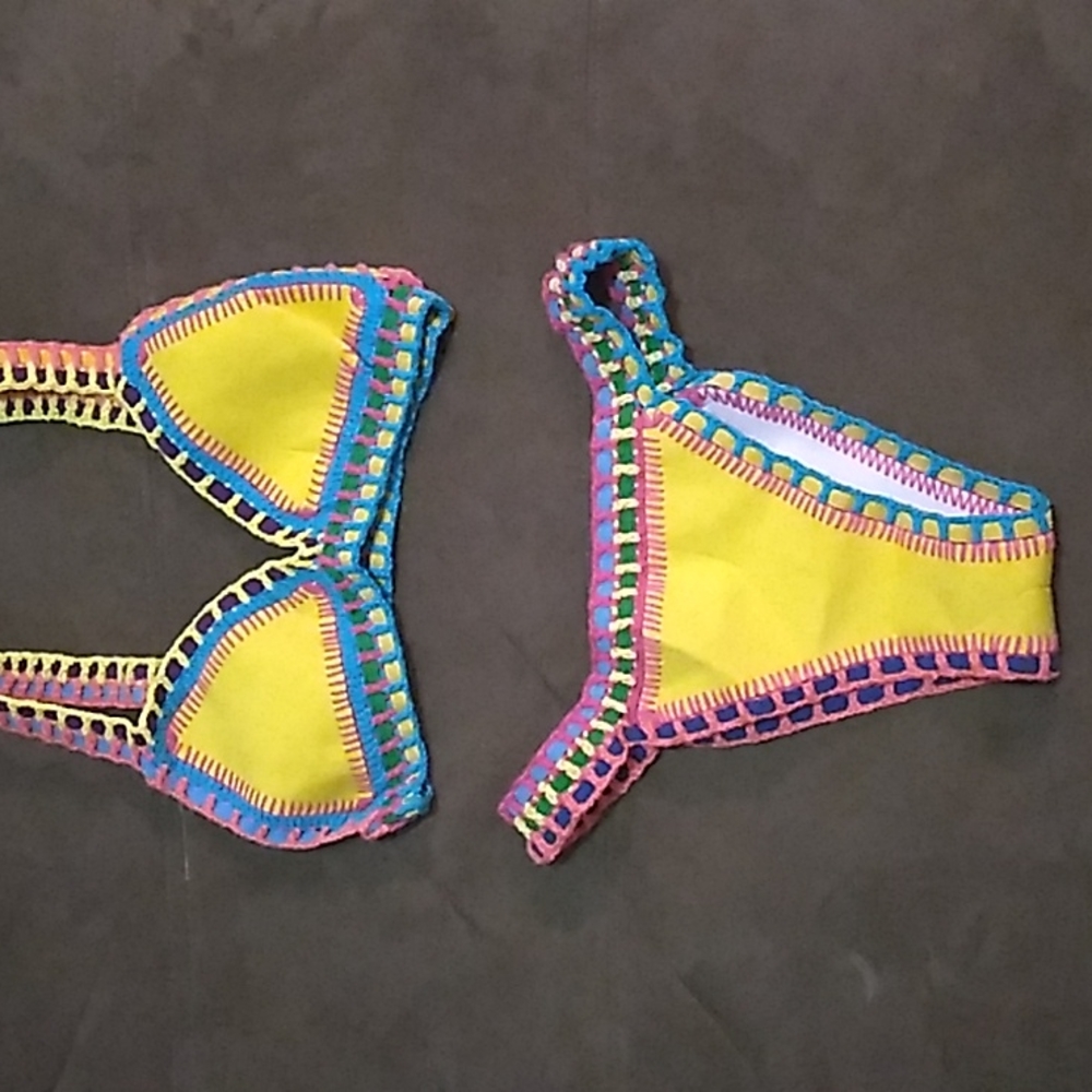 Two piece bathing suit!